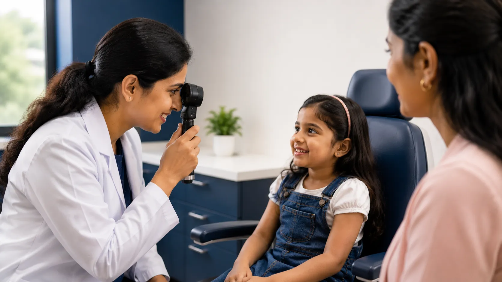 Pediatric eye examination